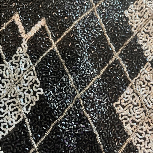 NWT $268 size 10 Morgan gual fully beaded shirt off 5th ave 1457 - Picture 2 of 6